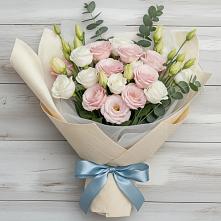 Букет цветов из:  Лизиантусы в Кукарино