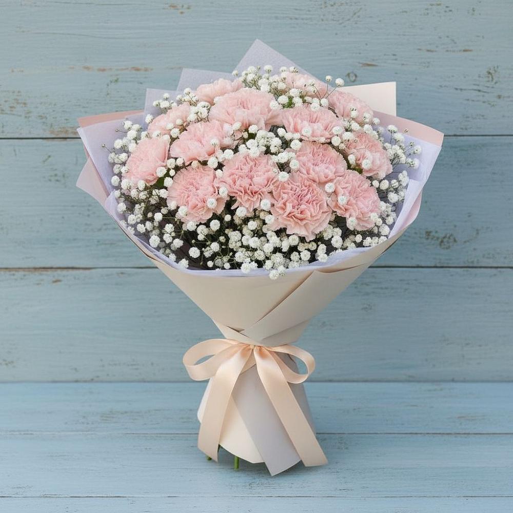 Букет цветов из: Гвоздики в Кукарино