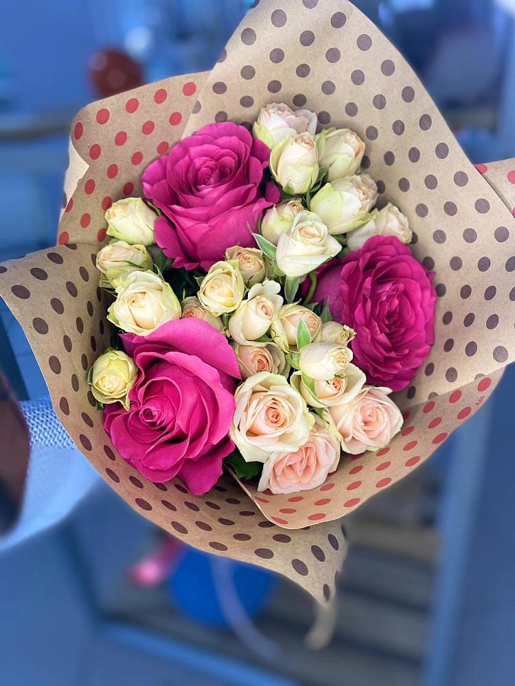 Букет цветов из: Розы в Кукарино