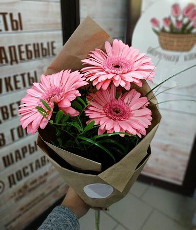 Букет цветов из: Герберы в Кукарино