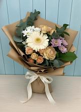 Букет цветов из:  Герберы и Хризантемы в Кукарино