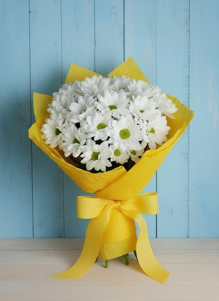 Букет цветов из: Хризантемы в Кукарино