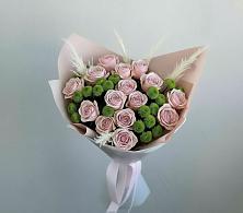Букет цветов из:  Розы и Хризантемы в Кукарино