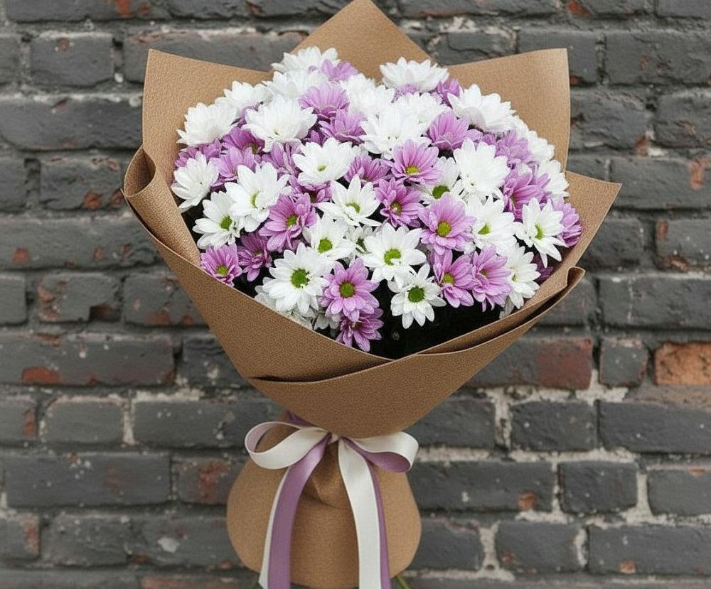 Букет цветов из: Хризантемы в Кукарино