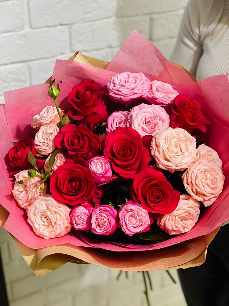 Букет цветов из: Розы в Кукарино