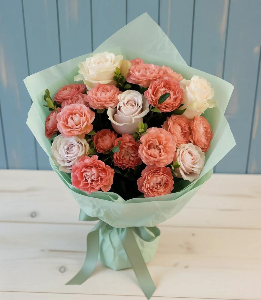 Букет цветов из: Розы в Кукарино
