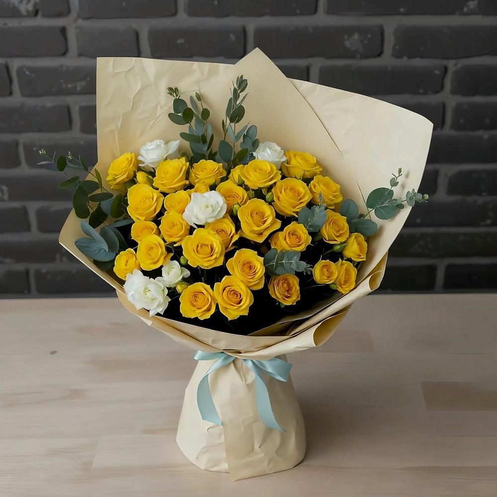 Букет цветов из: Розы в Кукарино