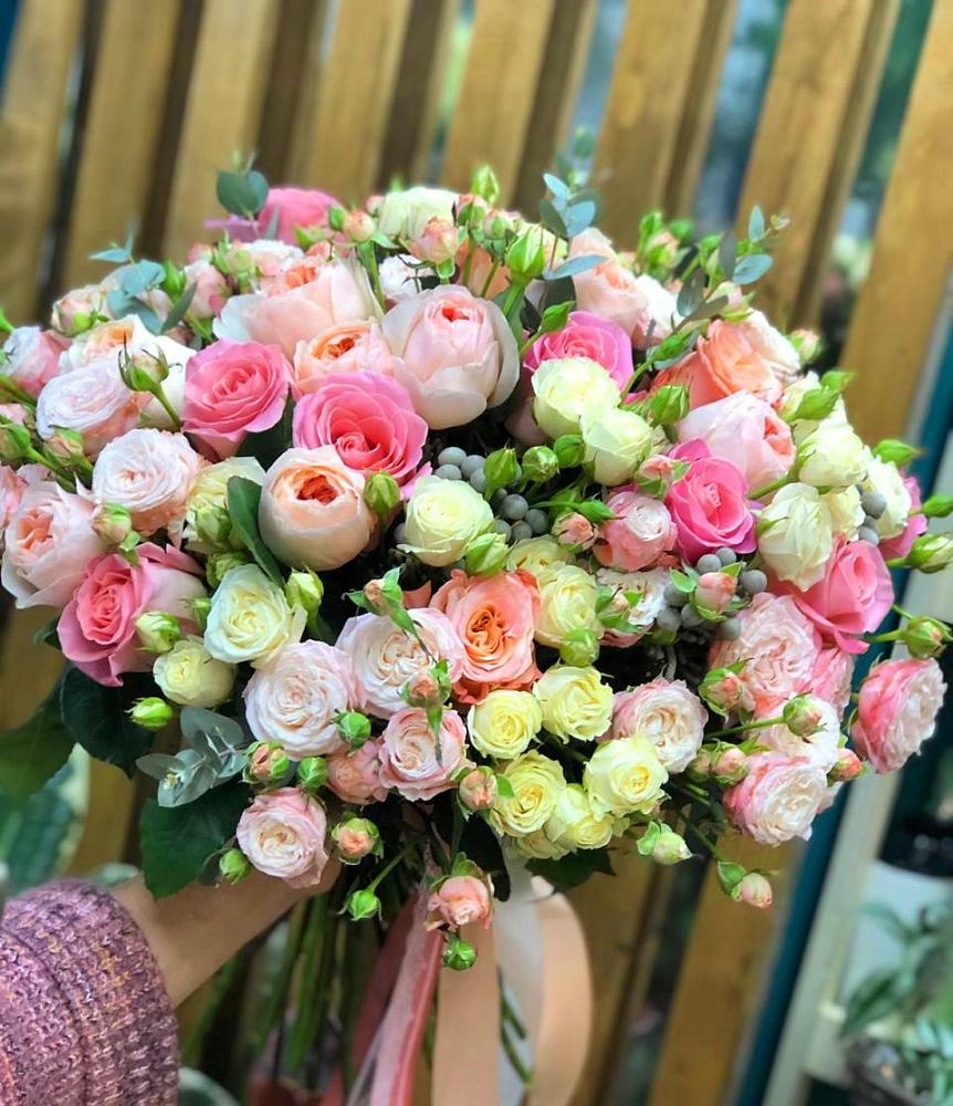 Букет цветов из: Розы в Кукарино