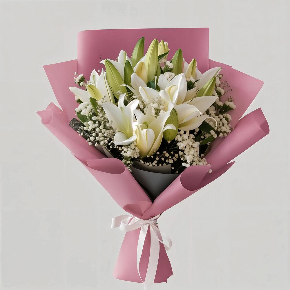 Букет цветов из: Лилии в Кукарино