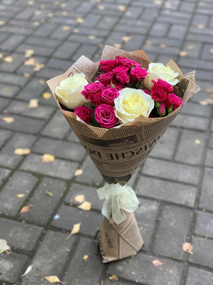 Букет цветов из: Розы в Кукарино